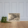 Sleeping Huntress - Wenceslaus Hollar - 1644–52 - Matte Paper Framed Poster Museum quality 7724924