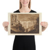 Rivaux Abbey, Yorkshire (Liber Studiorum, part X, plate 51) - Joseph Mallord William Turner - May 23, 1812 - Paper Poster Museum quality 7704547