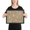 Battle Scene - Anonymous, Italian, 16th century - 16th century - Matte Paper Framed Poster Museum quality 7742792