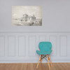 Design for a Railroad Station - Anonymous, French, 19th century - 19th century - Paper Poster Museum quality 7740486