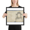 China Case, from Chippendale Drawings, Vol. II - Thomas Chippendale - 1754 - Photo Paper Framed Poster Museum quality 7724732