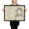China Case, from Chippendale Drawings, Vol. II - Thomas Chippendale - 1754 - Photo Paper Framed Poster Museum quality 7724732