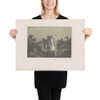 Ruins of a Castle - Karl Blechen - ca. 1827 - Paper Poster Museum quality 7747739