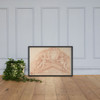 Design for a Pediment - Anonymous, French, 18th century - 18th century - Photo Paper Framed Poster Museum quality 7743671