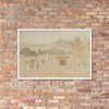 Figure in a Doorway - Eugène Delacroix - 1832 - Matte Paper Framed Poster Museum quality 7745053