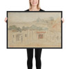 Figure in a Doorway - Eugène Delacroix - 1832 - Matte Paper Framed Poster Museum quality 7745053