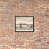 Strasbourg: The Kehl Bridge - Wenceslaus Hollar - 1665 - Photo Paper Framed Poster Museum quality 7740059