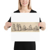 Six Men and Women Beggars - Wenceslaus Hollar - 1630 - Photo Paper Poster Museum quality 7739971