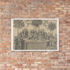 Apollo sitting on Parnassus surrounded by the muses and famous poets - Marcantonio Raimondi - ca. 1517–20 - Photo Paper Framed Poster Museum quality 7742594