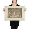 Emiliekilde (Emilie's Spring) in Gentofte - Heinrich Gustav Ferdinand Holm - ca. 1823 - Paper Poster Museum quality 7739820
