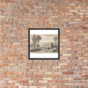 The Horseman - Wenceslaus Hollar - 1650 - Matte Paper Framed Poster Museum quality 7742107