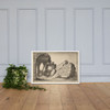 Title: Roman Ruins - Wenceslaus Hollar - ca. 1650 - Photo Paper Framed Poster Museum quality 7739975