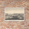 Prospect of the Lower Part of Tangier - Wenceslaus Hollar - ca. 1670 - Photo Paper Framed Poster Museum quality 7738839