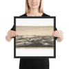 Prospect of the Lower Part of Tangier - Wenceslaus Hollar - ca. 1670 - Photo Paper Framed Poster Museum quality 7738839