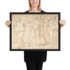 A Theatrical Scene - Anonymous, French, 17th century - 17th century - Matte Paper Framed Poster Museum quality 7746282