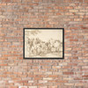 Rustic Scene (recto); Landscape (verso) - Anonymous, Italian, 17th century - 17th century - Matte Paper Framed Poster Museum quality 7743020