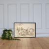 Rustic Scene (recto); Landscape (verso) - Anonymous, Italian, 17th century - 17th century - Matte Paper Framed Poster Museum quality 7743020