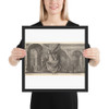 Realm of Juno - Wenceslaus Hollar - 1646 - Matte Paper Framed Poster Museum quality 7741106