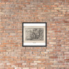 Caricature of the scuptural group, 'the Laocoön' - Nicolò Boldrini - ca. 1540–45 - Matte Paper Framed Poster Museum quality 7739076