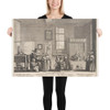 The School Mistress - Abraham Bosse - ca. 1638 - Paper Poster Museum quality 7738885