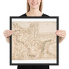 Cove - Anonymous, Italian, Roman-Bolognese, 17th century - 17th century - Matte Paper Framed Poster Museum quality 7745894
