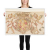 Frieze with Medici Coat of Arms and Putti (Embroidery Design?) - Anonymous, Italian, 16th century - 16th century - Matte Paper Framed Poster Museum quality 7738449