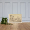 Monuments of Paris - Hubert Robert - 18th century - Matte Paper Framed Poster Museum quality 7742950