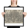 The Fourth Tournament - Lucas Cranach the Elder - 1509 - Photo Paper Framed Poster Museum quality 7724225
