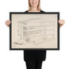 Perspectival Cross-Section of a Venetian Palace - Eugène-Emmanuel Viollet-le-Duc - 1830–79 - Matte Paper Framed Poster Museum quality 7744266