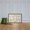 Ground Plan for a Palace - Degana - n.d. - Photo Paper Framed Poster Museum quality 7743831