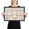 Ground Plan for a Palace - Degana - n.d. - Photo Paper Framed Poster Museum quality 7743831