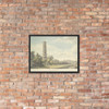 View of the Wilderness at Kew - William Marlow - 1763 - Photo Paper Framed Poster Museum quality 7740372