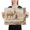Dromedary, from Quadrupeds series (N41) for Allen & Ginter Cigarettes - Allen & Ginter - 1890 - Canvas Museum quality 7748565