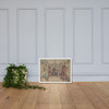 Drawing of an Interior: Cabinet du Salon - Anonymous, French, 19th century - 1857 - Photo Paper Framed Poster Museum quality 7748676