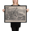 Camping Out in Adirondacks (Harper's Weekly, Vol. XVIII) - Winslow Homer - November 7, 1874 - Photo Paper Framed Poster Museum quality 7738867