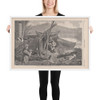 Camping Out in Adirondacks (Harper's Weekly, Vol. XVIII) - Winslow Homer - November 7, 1874 - Photo Paper Framed Poster Museum quality 7738867