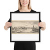 Cannstadt - Wenceslaus Hollar - 1665 - Photo Paper Framed Poster Museum quality 7740049
