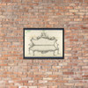 Sofa, in Chippendale Drawings, Vol. I - Thomas Chippendale - 1760 - Matte Paper Framed Poster Museum quality 7747936