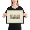 The Wife of Ceteus burnt on the Pile of her Husband - Edward Francis Burney - 1790–1800 - Matte Paper Framed Poster Museum quality 7744394