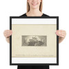 The Wife of Ceteus burnt on the Pile of her Husband - Edward Francis Burney - 1790–1800 - Matte Paper Framed Poster Museum quality 7744394