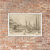 A Sketch from Billingsgate (From Billingsgate) - James McNeill Whistler - 1878 - Matte Paper Framed Poster Museum quality 7742032