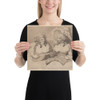 The Syrens - Thomas Rowlandson - April 10, 1787 - Paper Poster Museum quality 7737778
