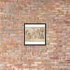 Sketch for Adoration of the Kings - Anonymous, French, 17th century - 17th century - Matte Paper Framed Poster Museum quality 7746435
