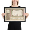 Design for a Wall Decoration - Anonymous, Italian, 18th century - 18th century - Photo Paper Framed Poster Museum quality 7723344
