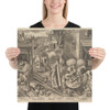 Prudence (Prudentia) from The Virtues - Philips Galle - ca. 1559–60 - Photo Paper Poster Museum quality 7723914