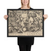 Everyman - Pieter van der Heyden - ca.1558 - Matte Paper Framed Poster Museum quality 7723916