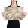 Design for a Ceiling Decoration with Chinoiseries - Anonymous, Italian, 18th century - 1725–75 - Photo Paper Poster Museum quality 7723378