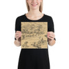 Two Landscapes - Rodolphe Bresdin - Paper Poster Museum quality 7744098