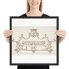 Design for a Centerpiece - Anonymous, 18th century - 18th century - Photo Paper Framed Poster Museum quality 7742519