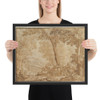 Landscape with Figures - Anonymous, Italian, 17th century - 17th century - Photo Paper Framed Poster Museum quality 7743075